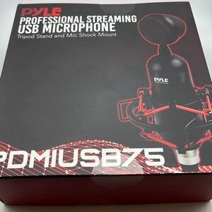 Pyle Professional USB Condenser Microphone Streaming, Podcasting, Studio, gaming